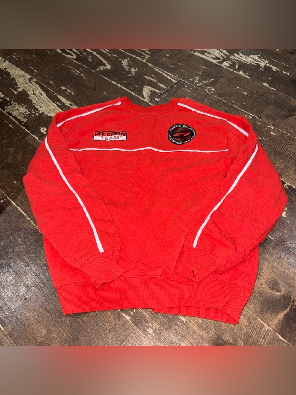 Women’s Formula 1 Red Crewneck Sweatshirt